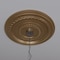 Ekena Millwork Cole PVC Ceiling Medallion (Fits Canopies up to 6"), Bright Coat Gold, 22"OD x 3 1/2"ID x 1"P CMP22COBGL - alternate 10